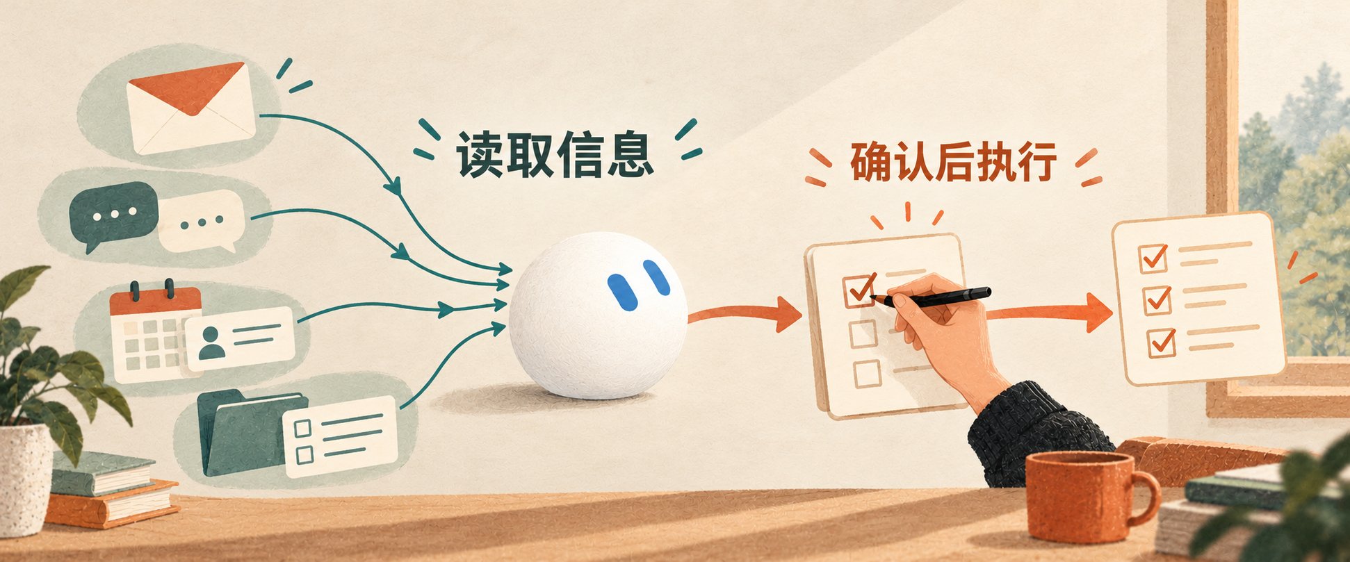 工具连接工作环境，行动遵守授权